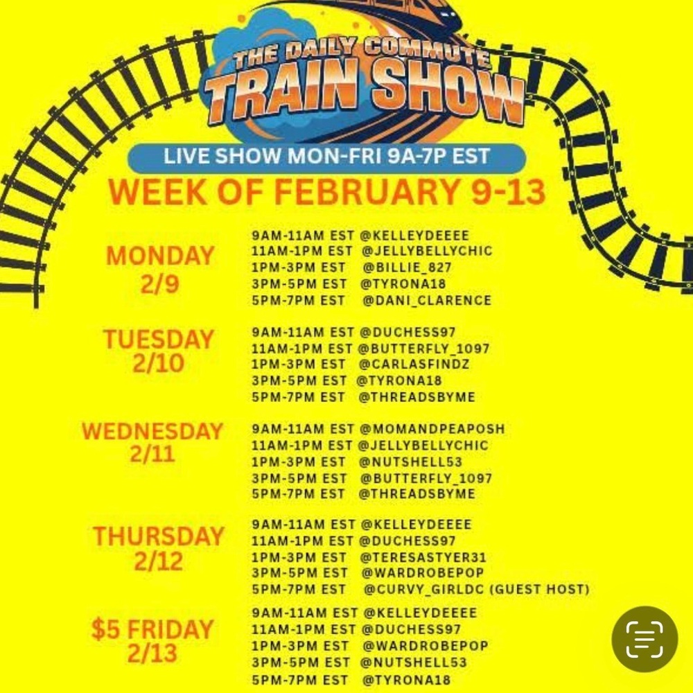 Curvy_GirlDC has made The Daily Commuter Train Show 2/12 @ 5 PM EST